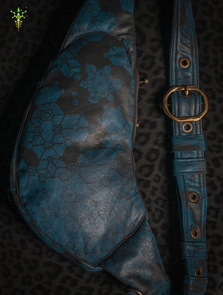 Botta Bag - Fake Leather Buckle - Teal SHAMANKA