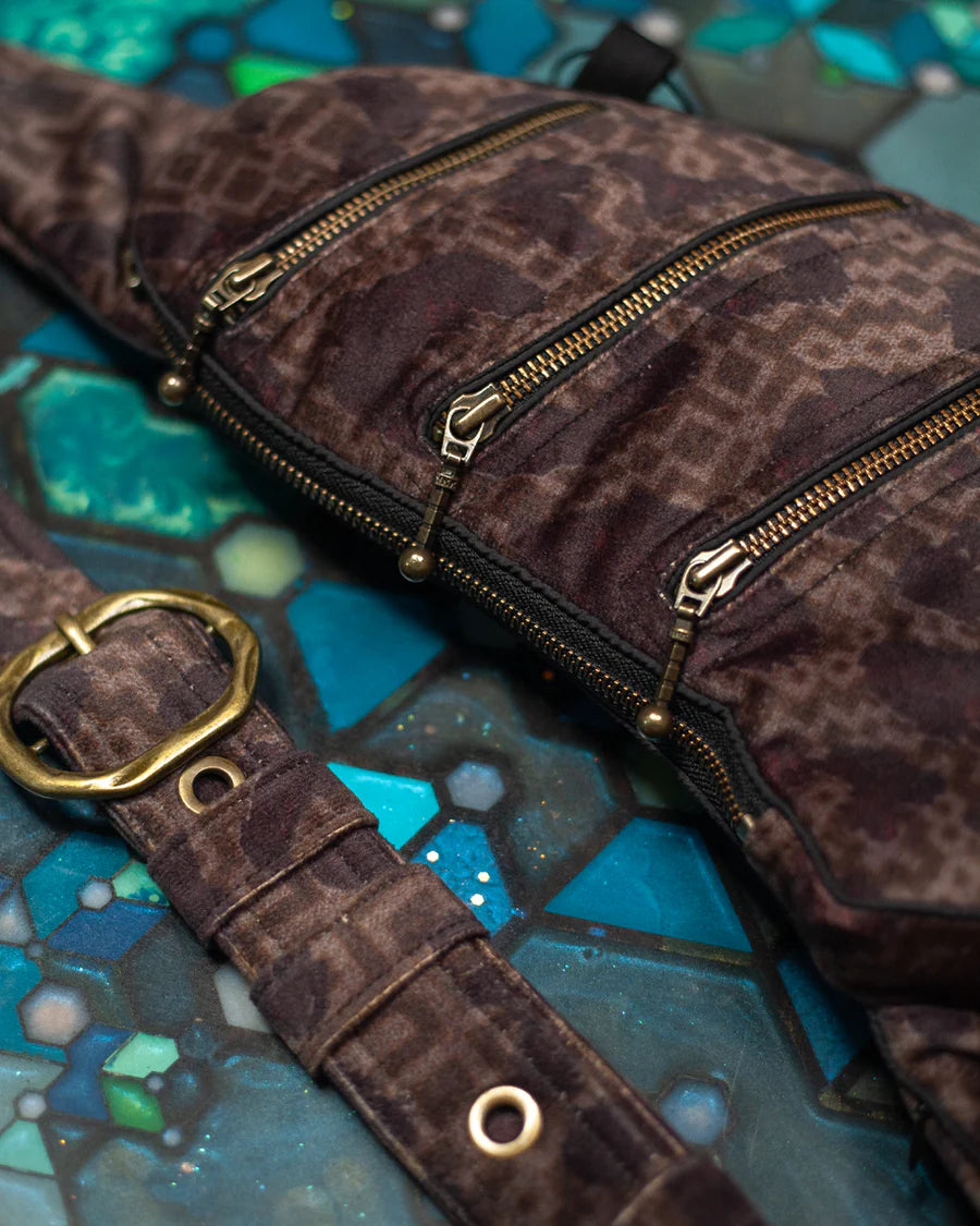 Botta Bag - Velvet Fawn Buckle - LEOPARDUS