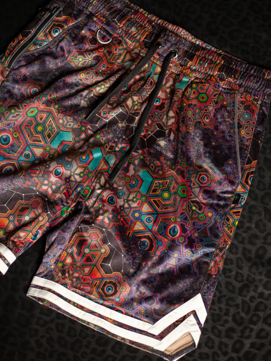 Boxing Shorts - Velvet Fawn - ASTROCORAL