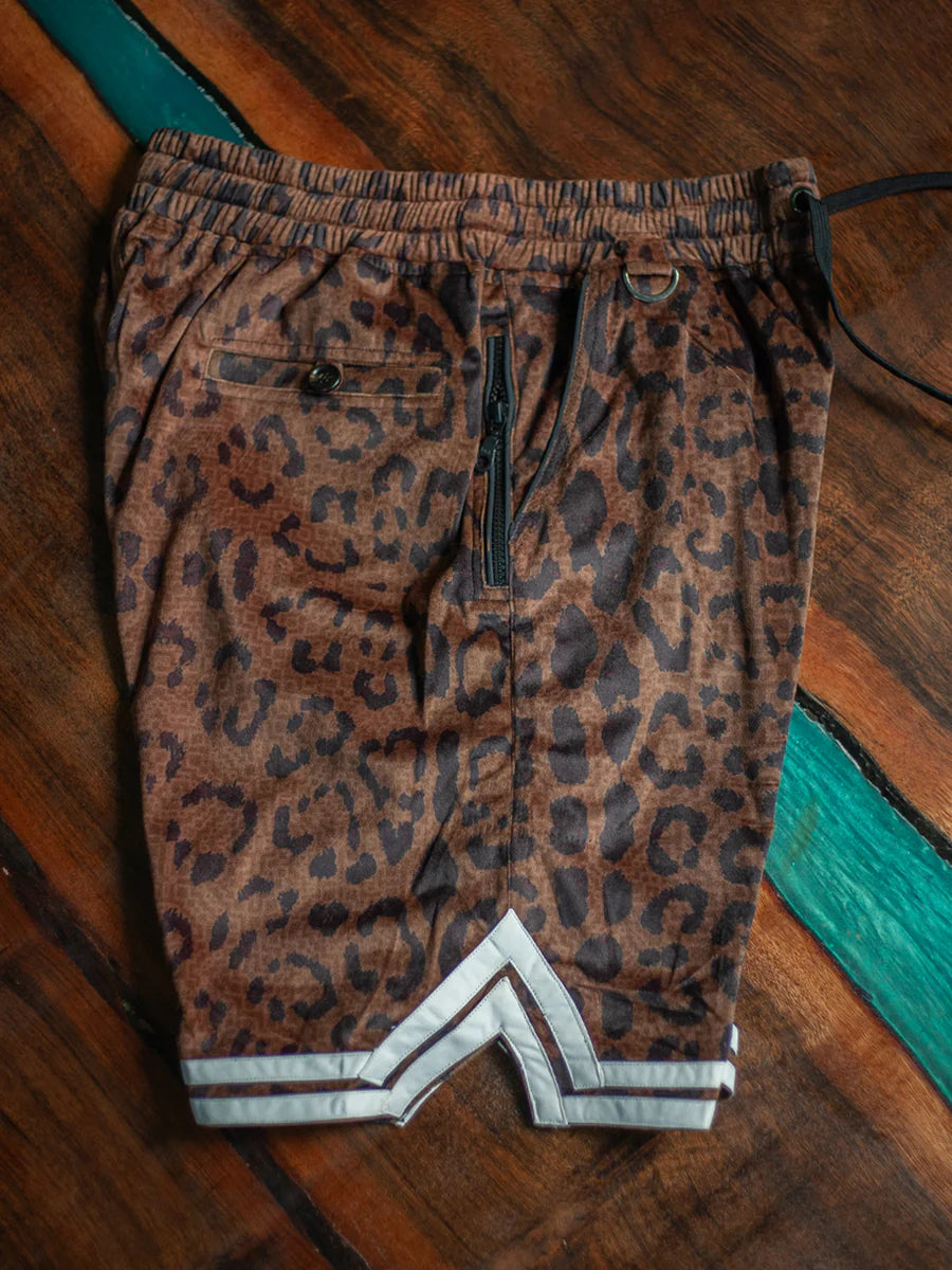 Boxing Shorts - Velvet Fawn - LEOPARDUS
