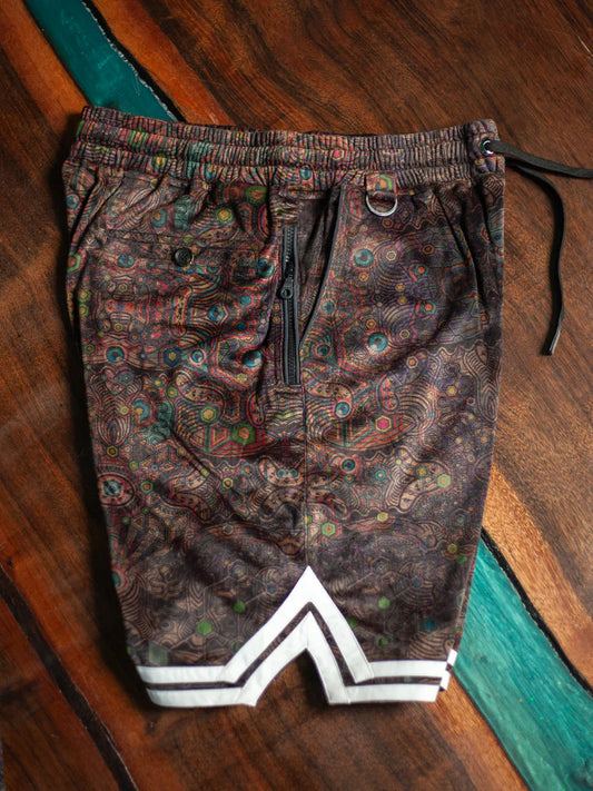 Boxing Shorts - Velvet Fawn - PSYCHEDELIKA GALACTIKA
