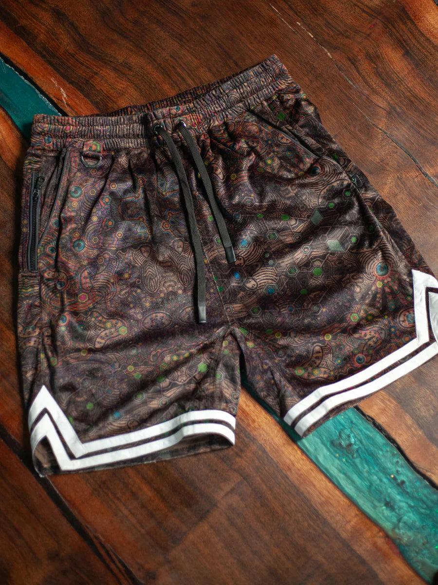 Boxing Shorts - Velvet Fawn - PSYCHEDELIKA GALACTIKA