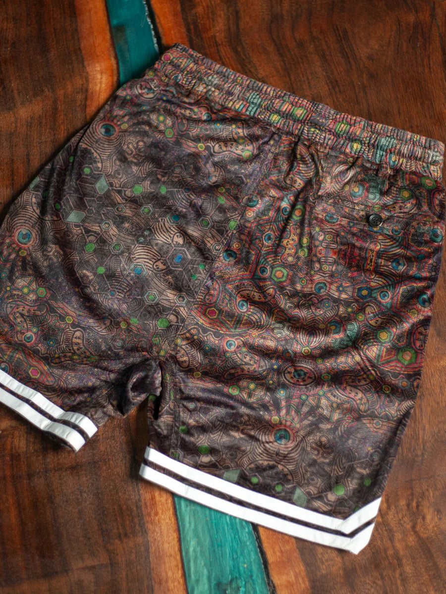 Boxing Shorts - Velvet Fawn - PSYCHEDELIKA GALACTIKA