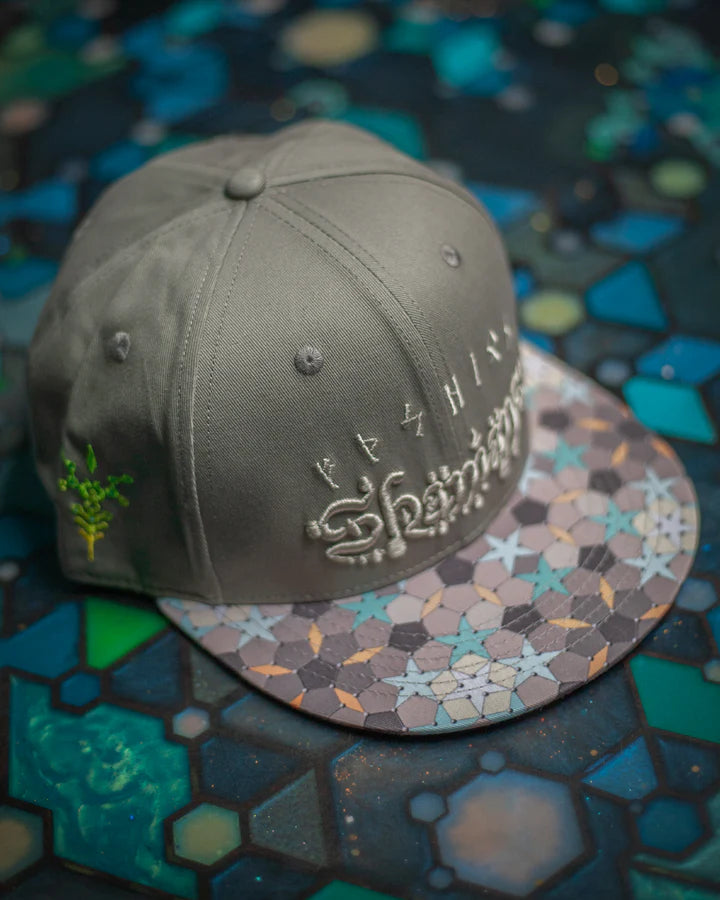 Cotton Printed Brim 3D Embroidery Cap - PENTA SHAMANS