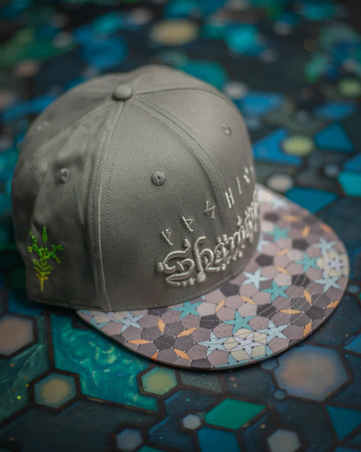 Cotton Printed Brim 3D Embroidery Cap - PENTA SHAMANS