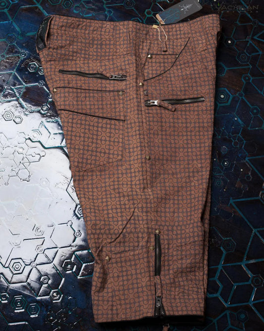 Corsaire - Organic Hemp Woven Thick Veg Dye Veg Print - Earth TETRIS