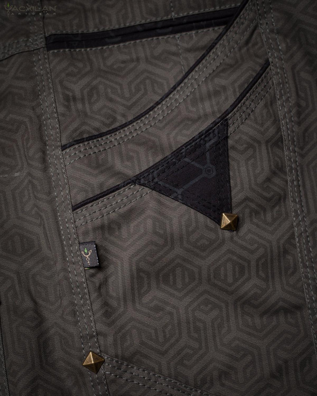 Corsaire Men Double Pocket / Cotton Screenprint - Grey TRIPIBO