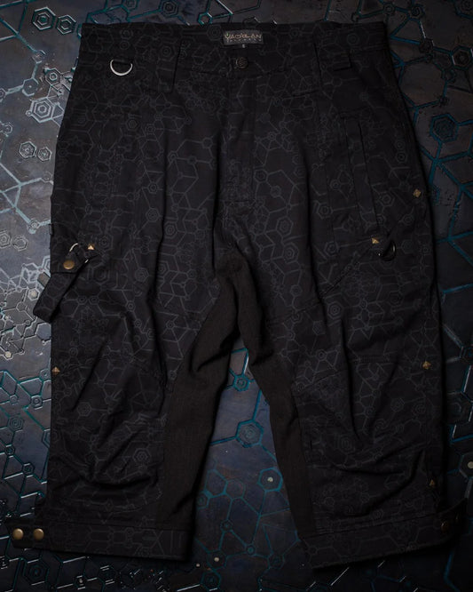 Corsaire Men Pirate / Cotton Printed - Black SHAMANKA