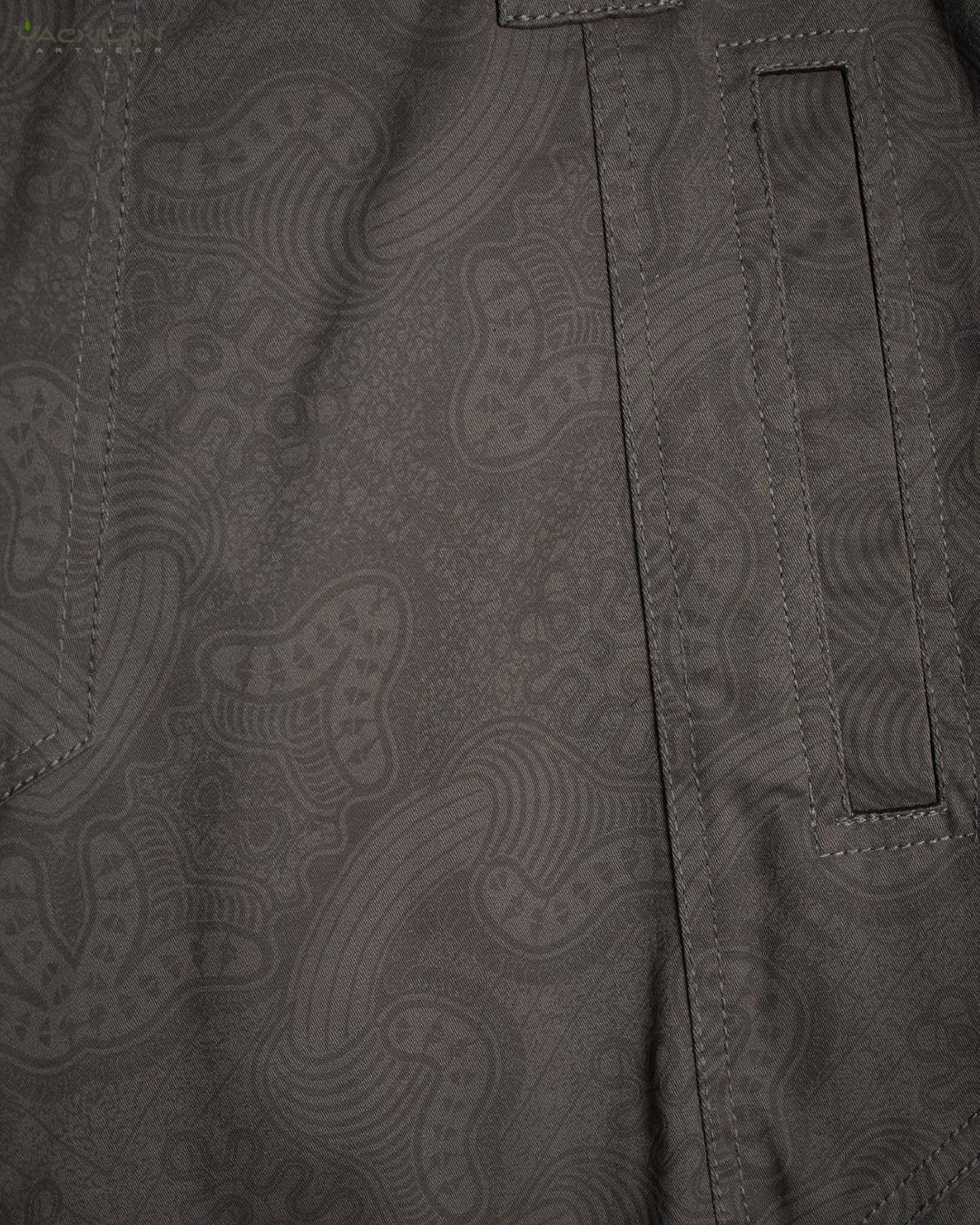 Corsaire Men Pirate / Cotton Printed - Grey MYCELIUM