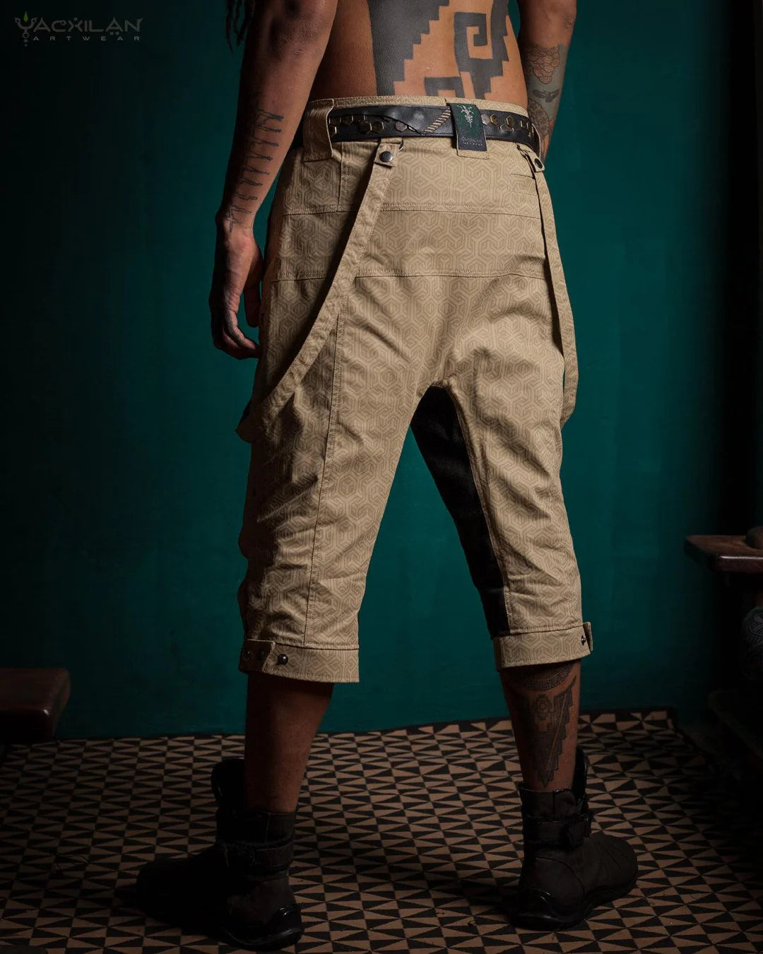 Corsaire Men Pirate / Cotton Printed - Sand TRIPIBO