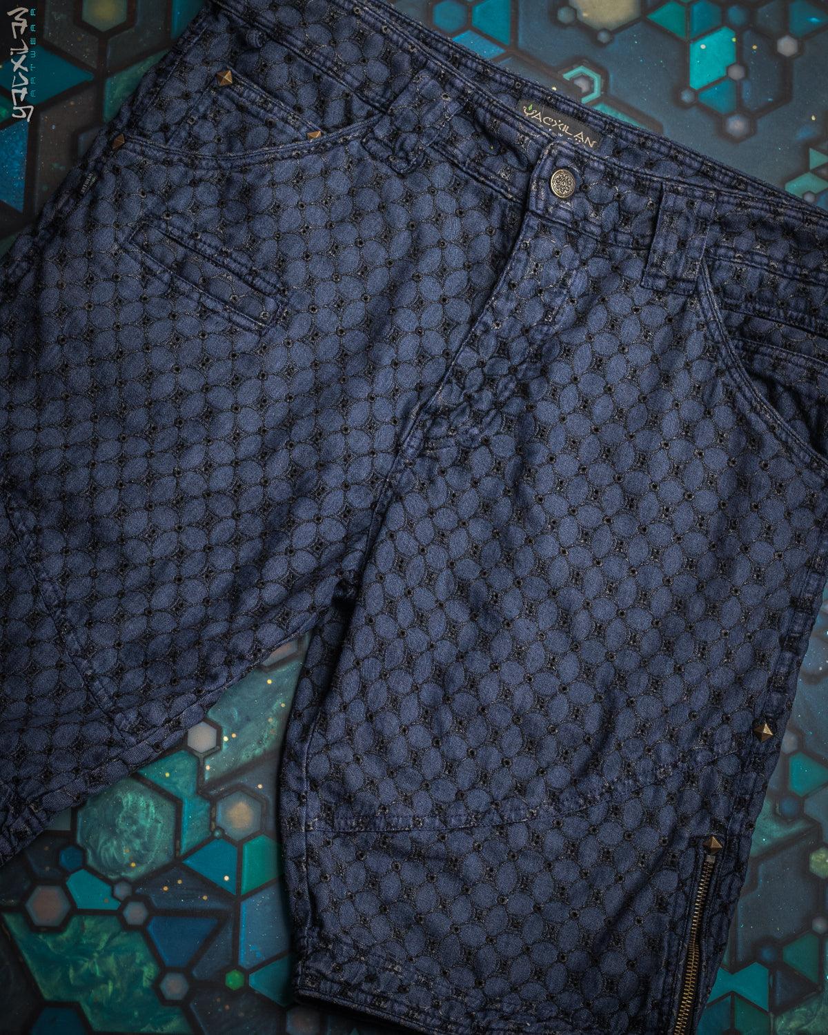 Flying Short - Japanese Denim Embroidery - OSAKA