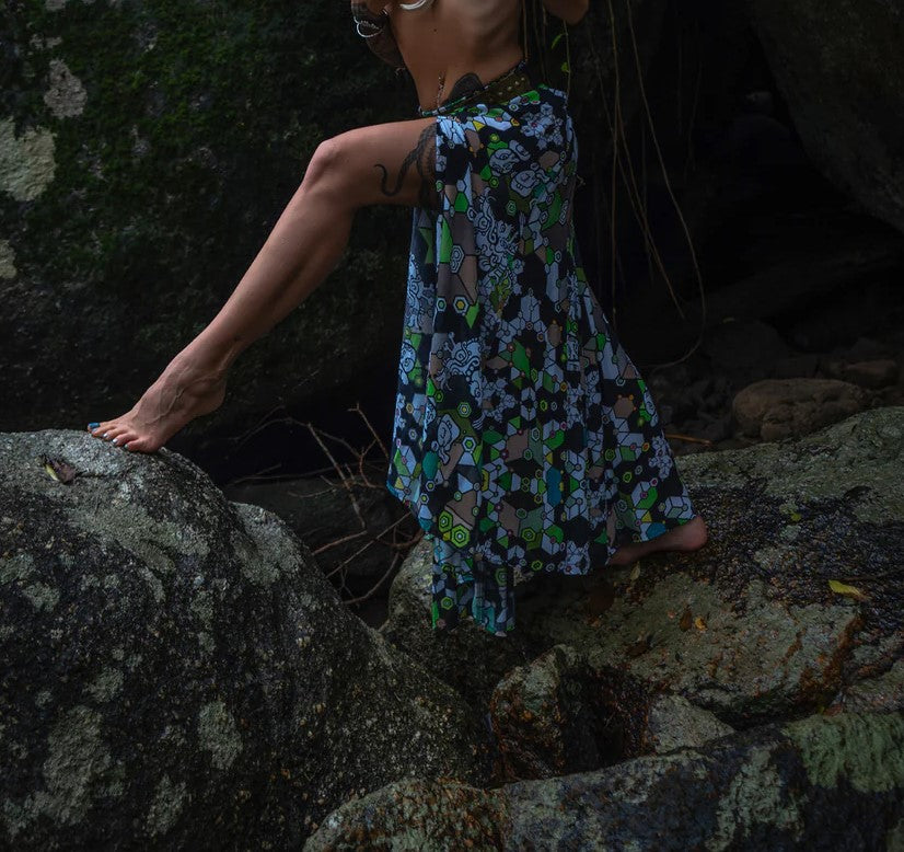 Gipsy Low Waist Long Skirt / Bamboo - SHAMANKA