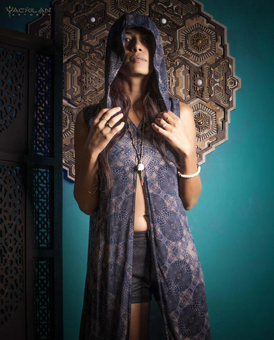 Hooded Long Dress  / Viscose - GATORX