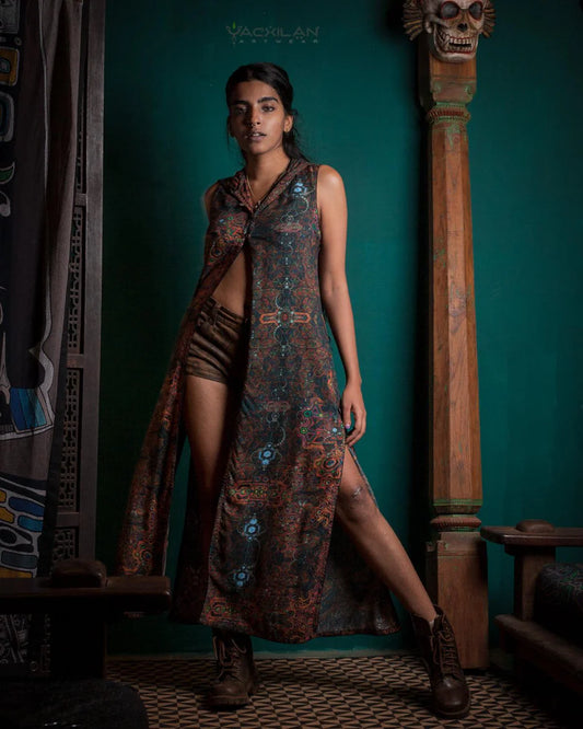 Hooded Long Dress / Viscose - SNL