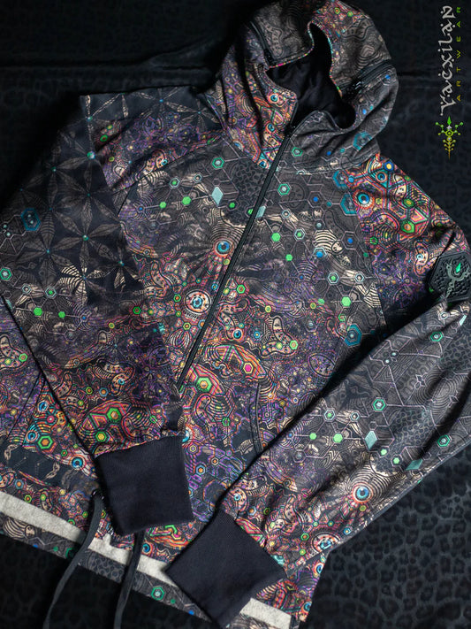 Hoodie Men NEPTUN - Cotton Fleece - PSYCHEDELIKA GALACTIKA