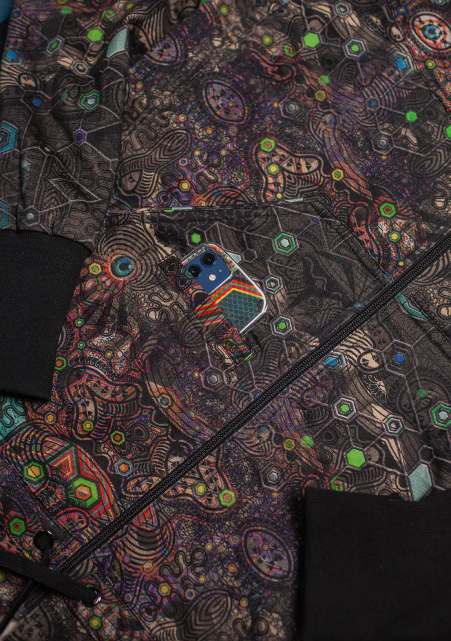 Hoodie Men NEPTUN - Cotton Fleece - PSYCHEDELIKA GALACTIKA