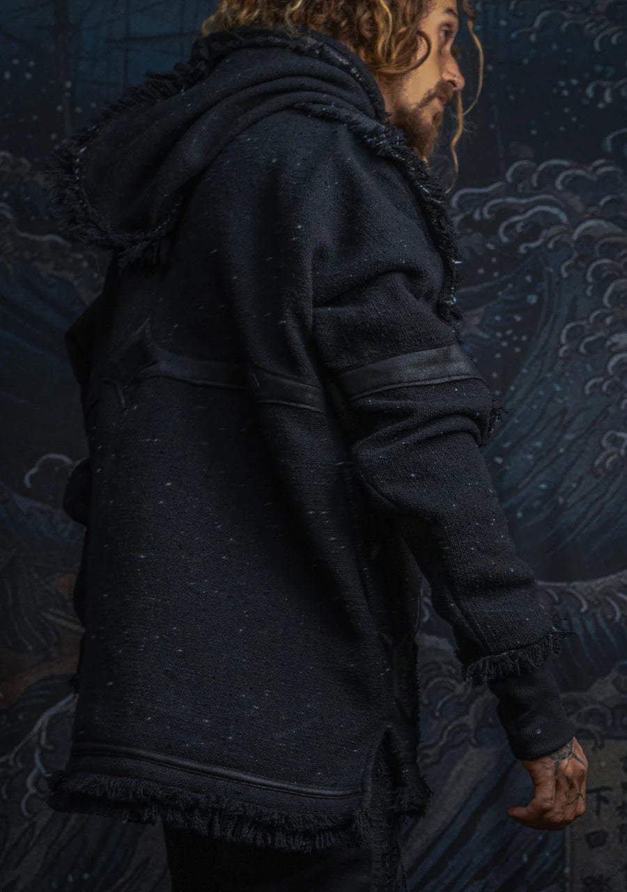 Hoodie Men SHAMANIK - Chanel - Blak BOHÊME