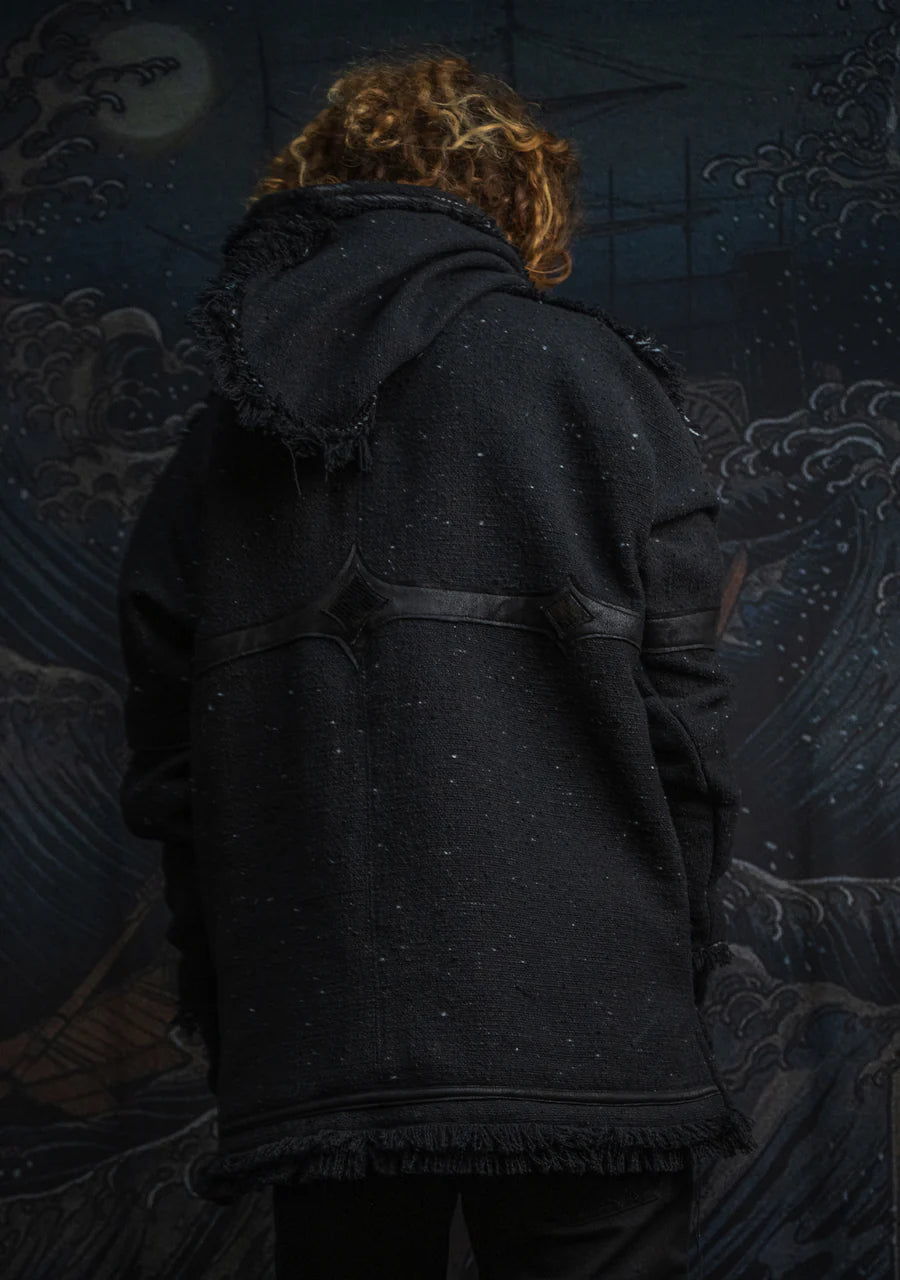 Hoodie Men SHAMANIK - Chanel - Blak BOHÊME