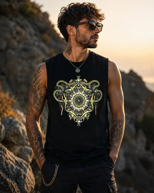 UV Tank Top - Mechanical Face