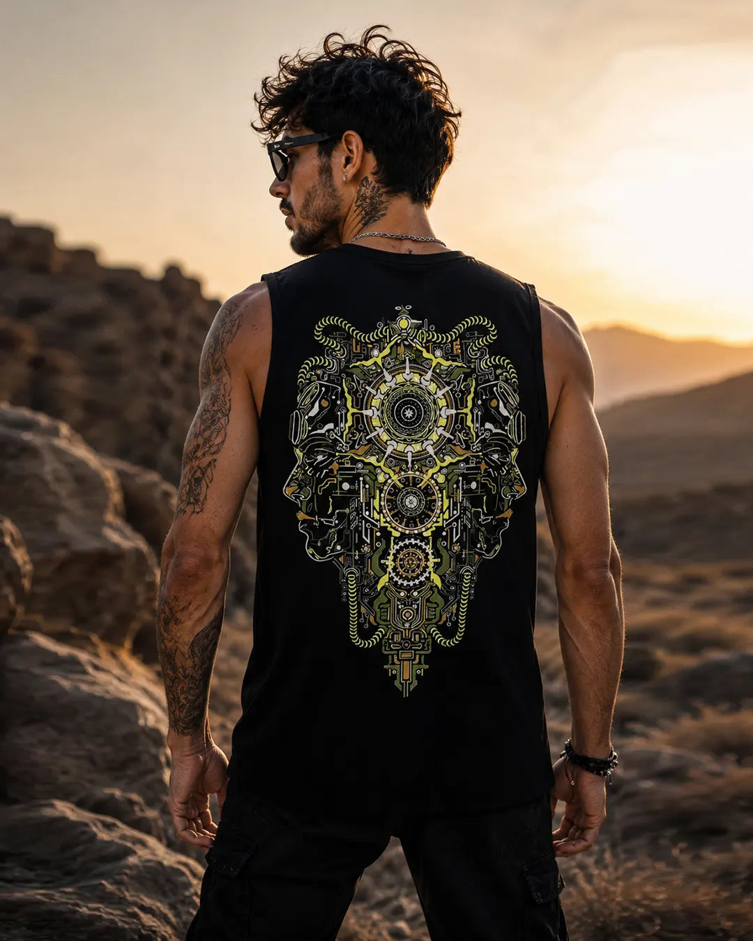 UV Tank Top - Mechanical Face