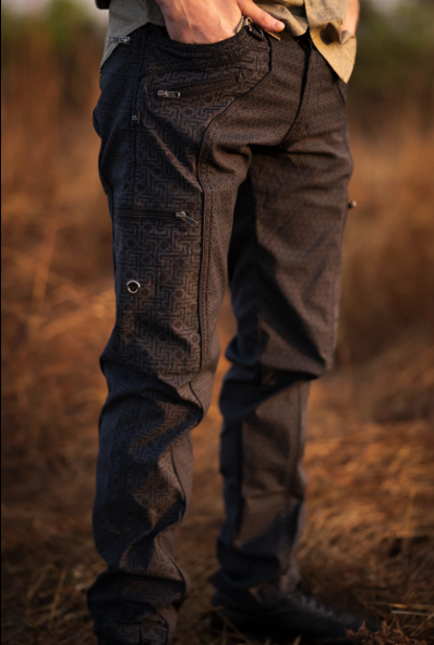 Long pants - Shri Yantra - Black
