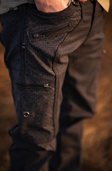 Long pants - Shri Yantra - Black