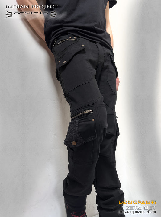 Long pants - Zeta Net - black