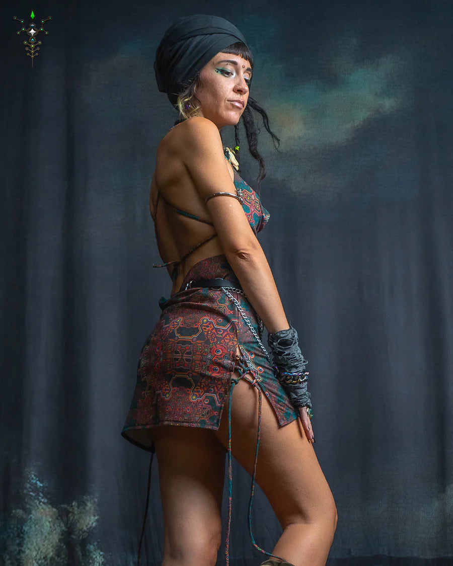 Mini BOMB DRESS / Golden Knits - ATLANTHEON