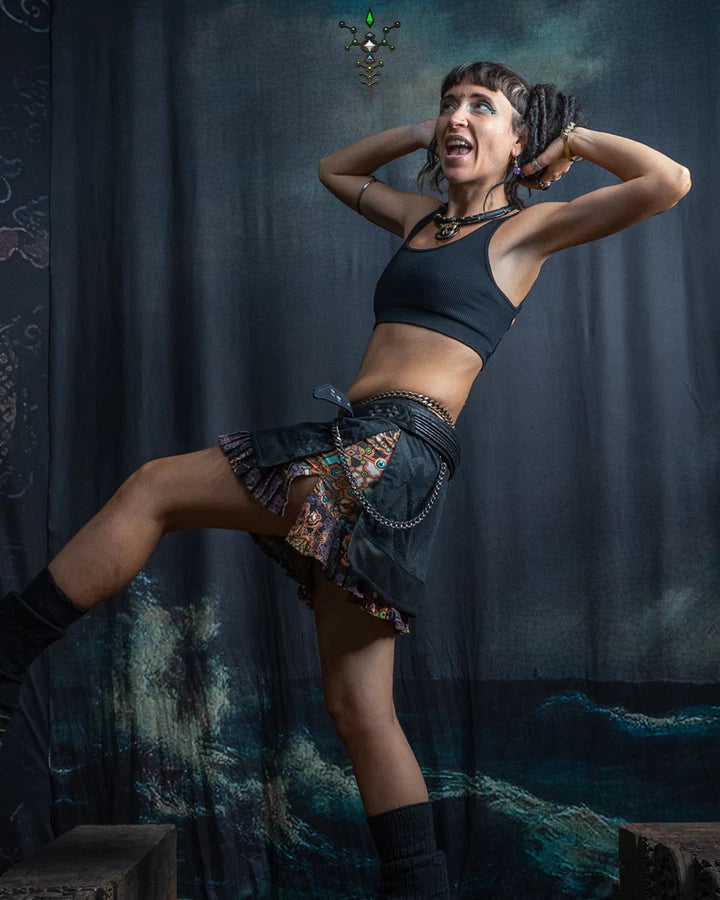 Mini Skirt Tribal - Black Rider DRAGONS Coralblast