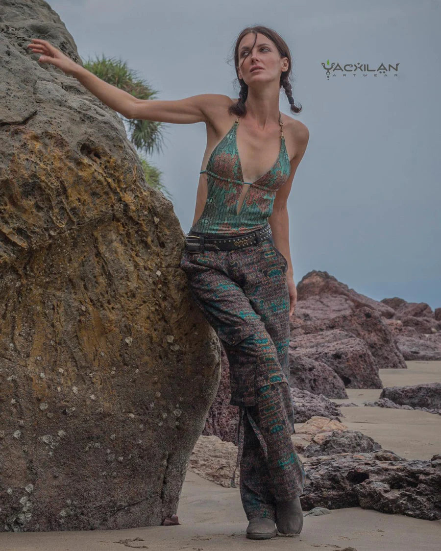 Pants Baggy Pockets - Thin Jaquard Checkers - ATLANTHEON