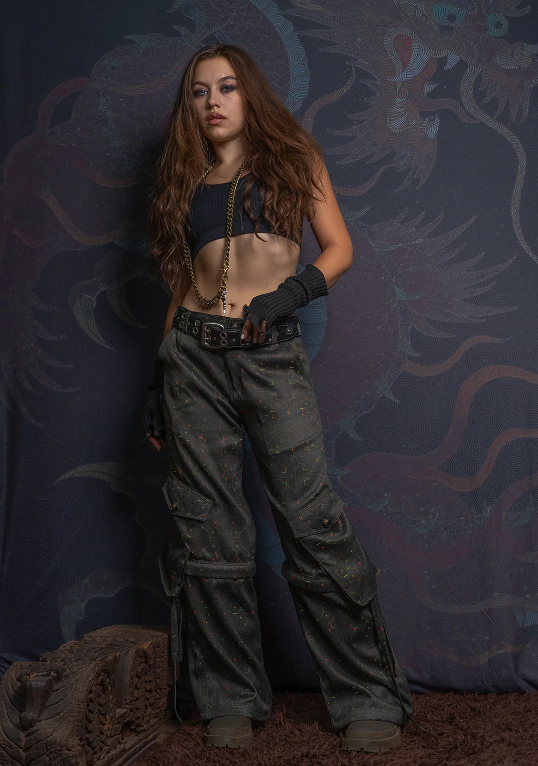 Pants Baggy Pockets Special Edition - REBIRTH OF IKARO Forest