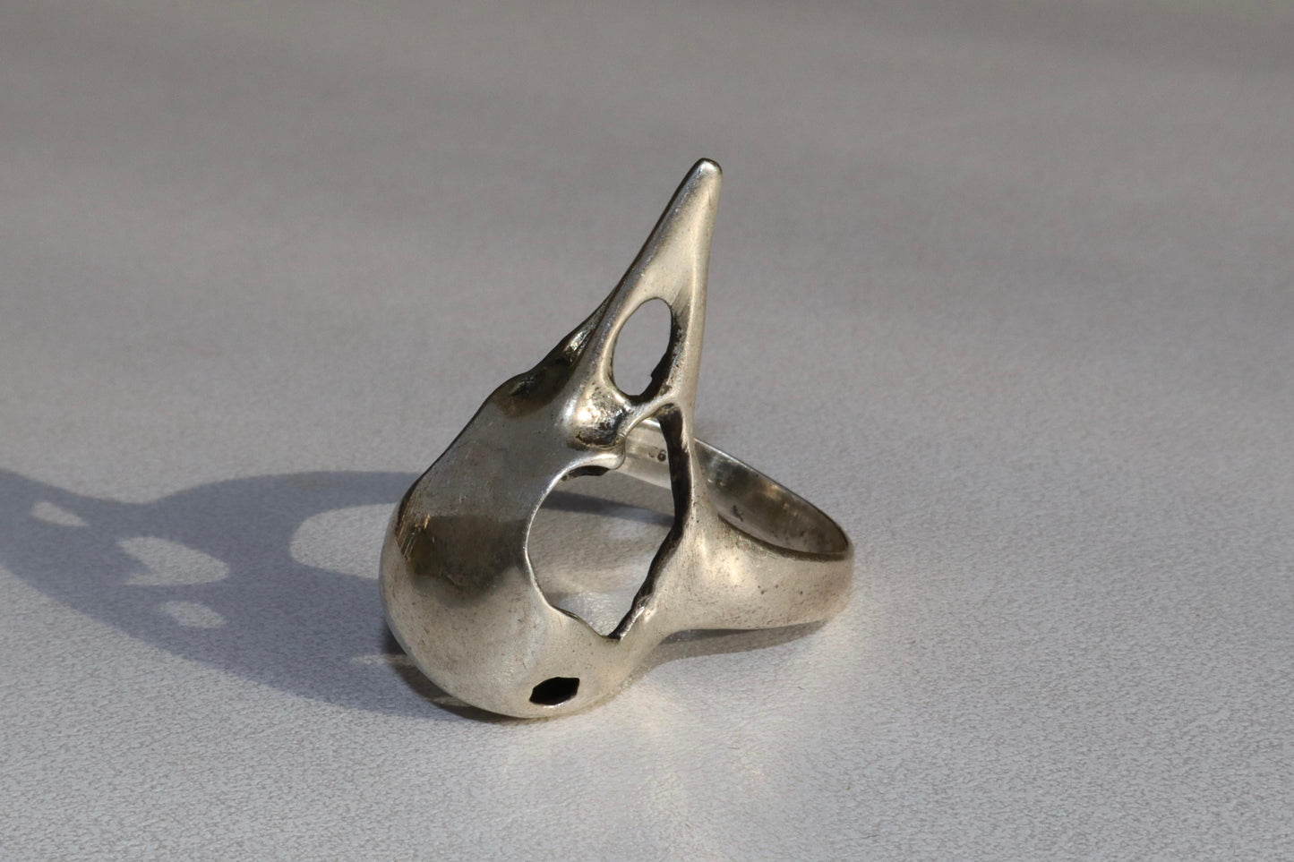 Ring - Crow Skull