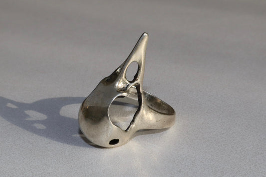 Ring - Crow Skull