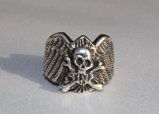 Ring - Crowned Skull