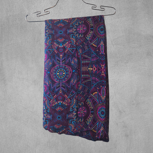 Scarf - Bamboo Fabric Scarf - PURPLE SPIRIT