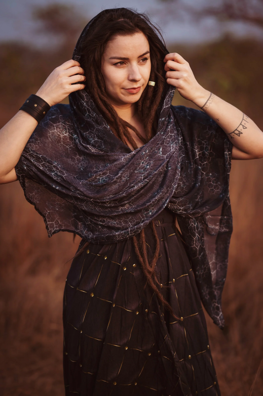Scarf - Bamboo Fabric Witch Scarf - JOURNEY INTO MY MIND