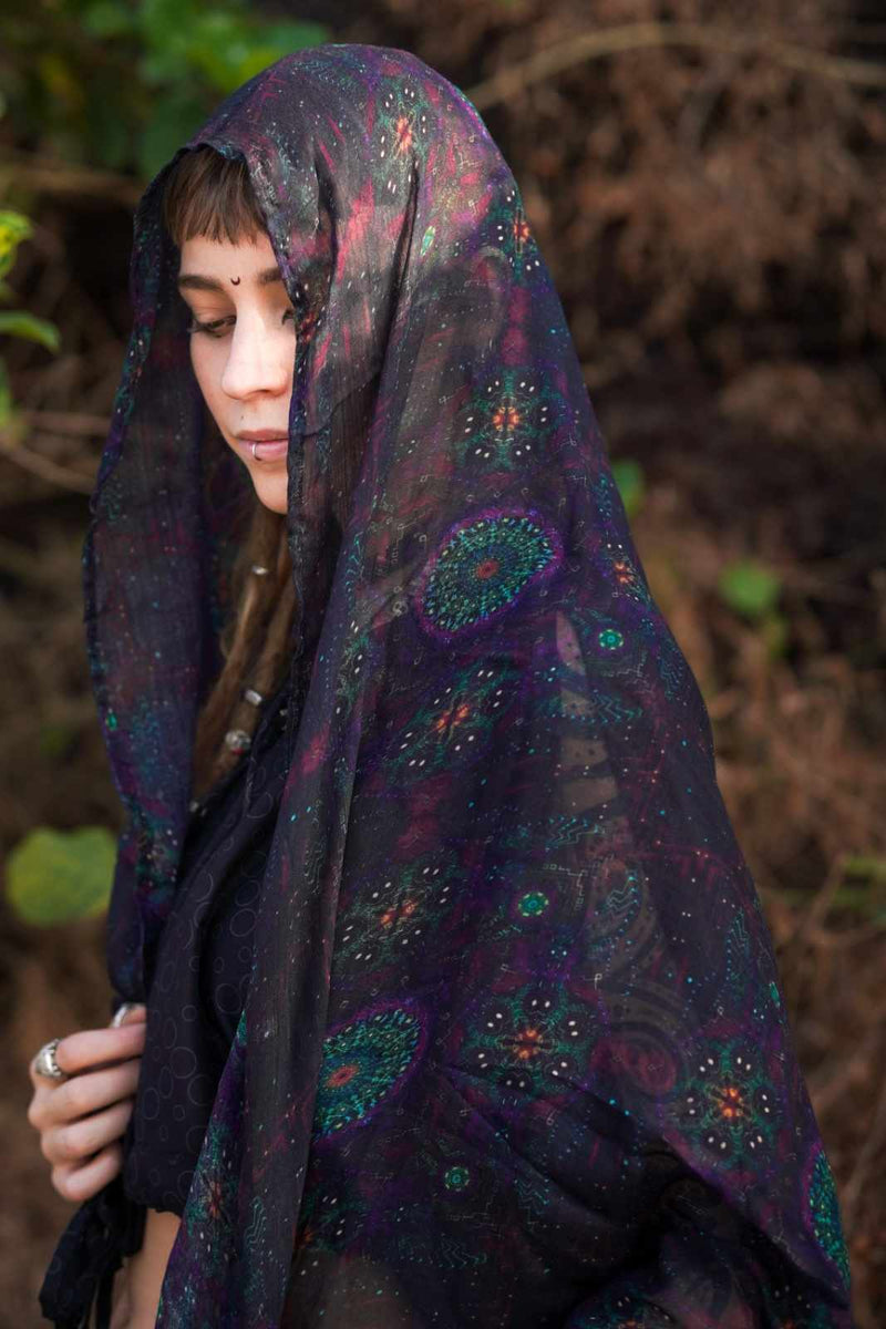 Scarf - Bamboo Fabric Witch Scarf - Transcendence