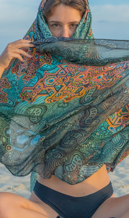 Scarf / Pareo - Bamboo - ATLANTIS