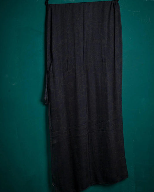 Scarf / Pareo - Bamboo - BLACK SHAMANKA