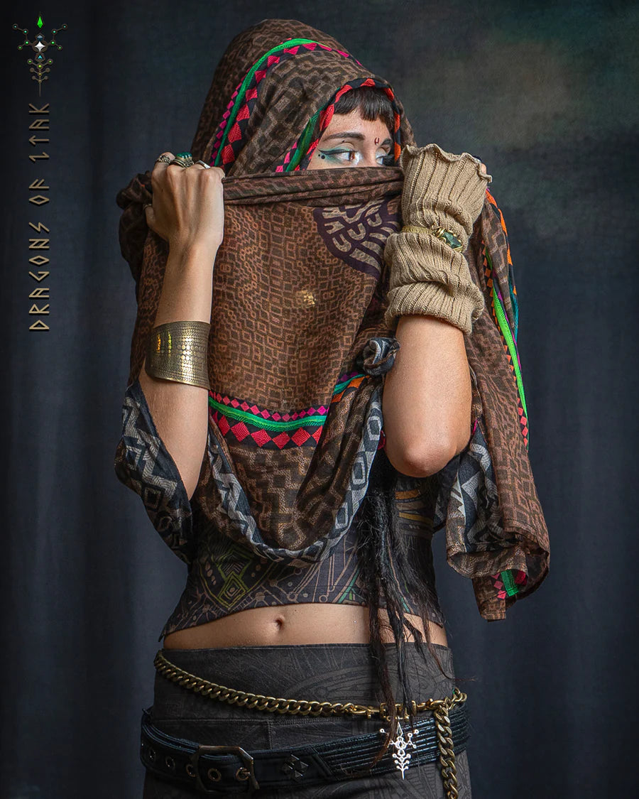 Scarf / Pareo - Bamboo - DRAGONS OF ITAK