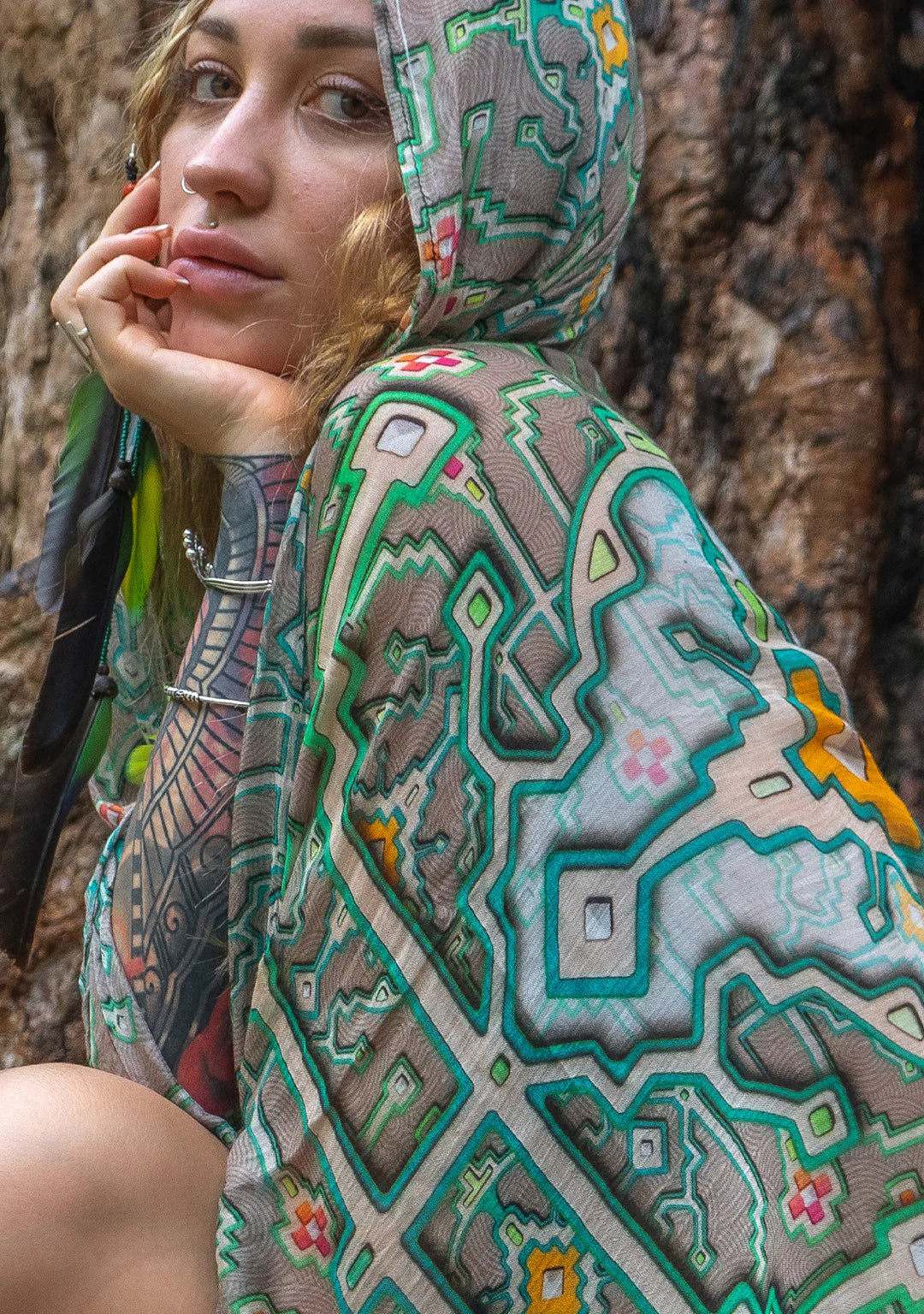 Scarf / Pareo - Bamboo - HUIRRARIKA