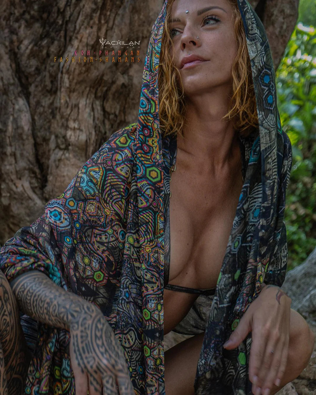 Scarf / Pareo - Bamboo - PSYCHEDELIKA GALACTIKA
