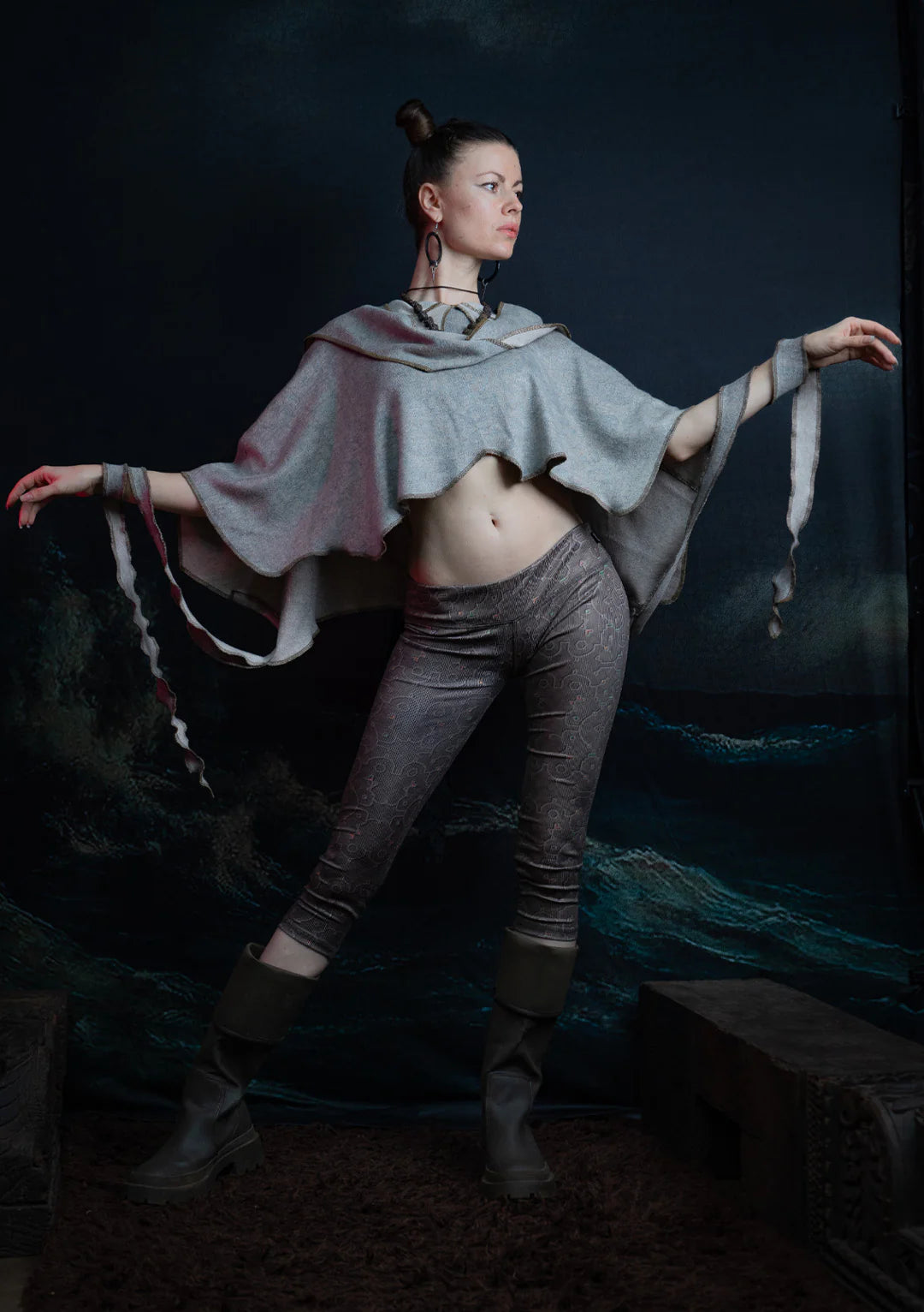 Sweater / Shall Knits - MANTA SKUNK SQWID Elders