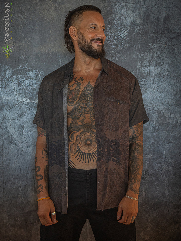 Shirt Half Sleeves - Bamboo -  MAYAN CODEX