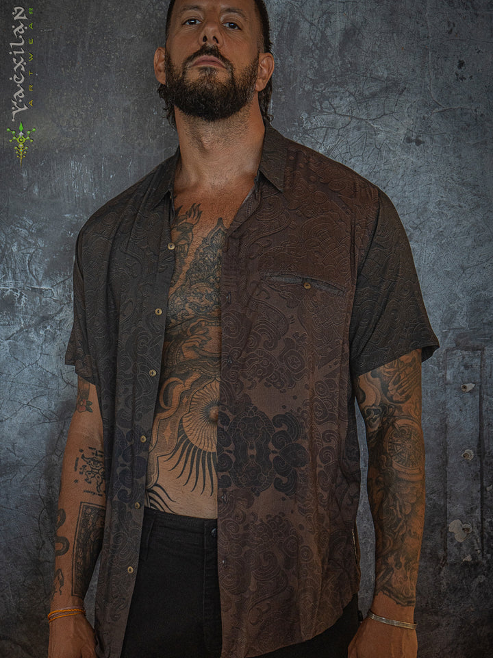 Shirt Half Sleeves - Bamboo -  MAYAN CODEX