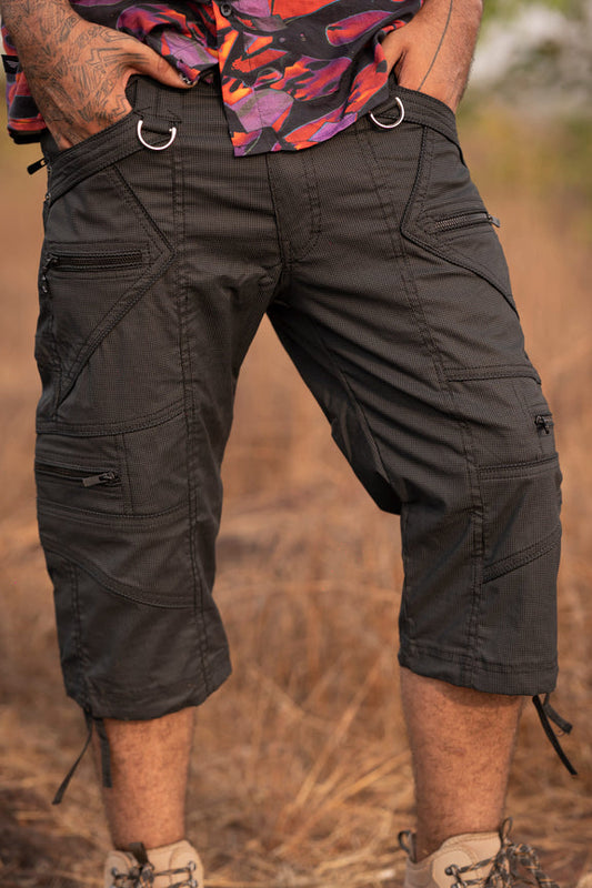 Shorts - Covid 3/4 Cargo - Dark grey