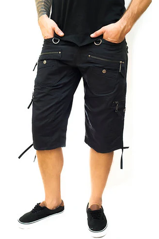 Shorts - Managa Cargo 3/4 - black