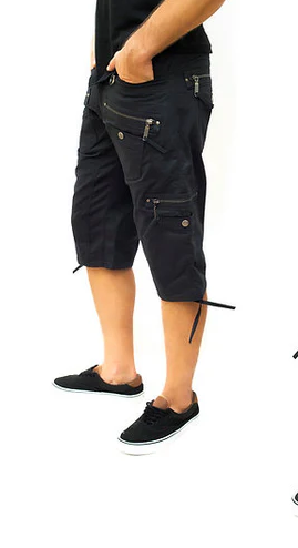 Shorts - Managa Cargo 3/4 - black