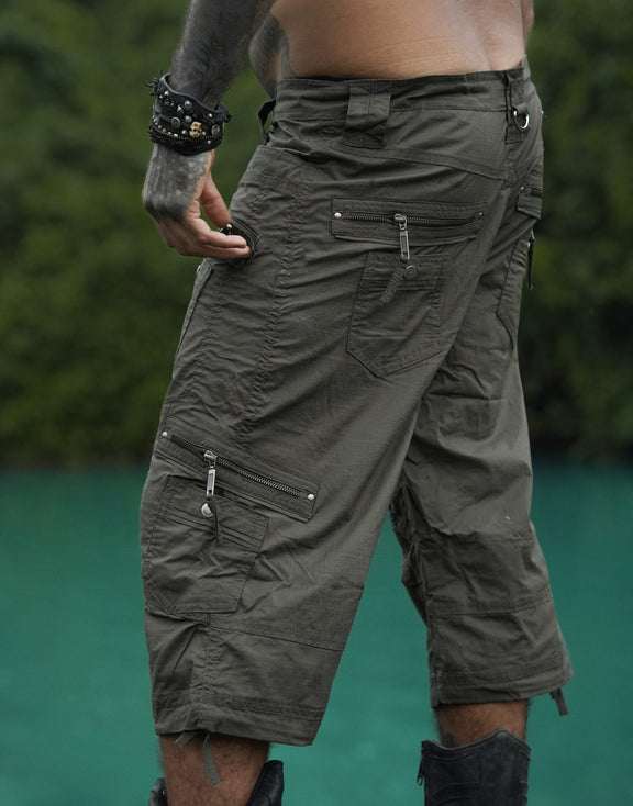 Shorts - Managa Cargo 3/4 - khaki