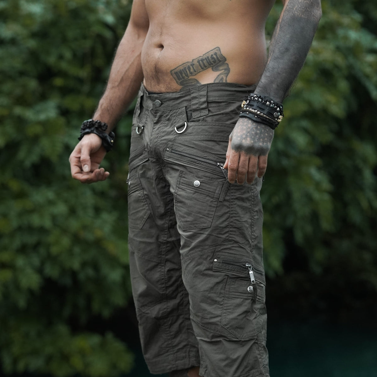 Shorts - Managa Cargo 3/4 - khaki